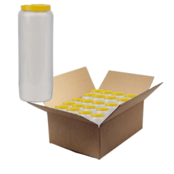 Carton de bougies de neuvaine blanche