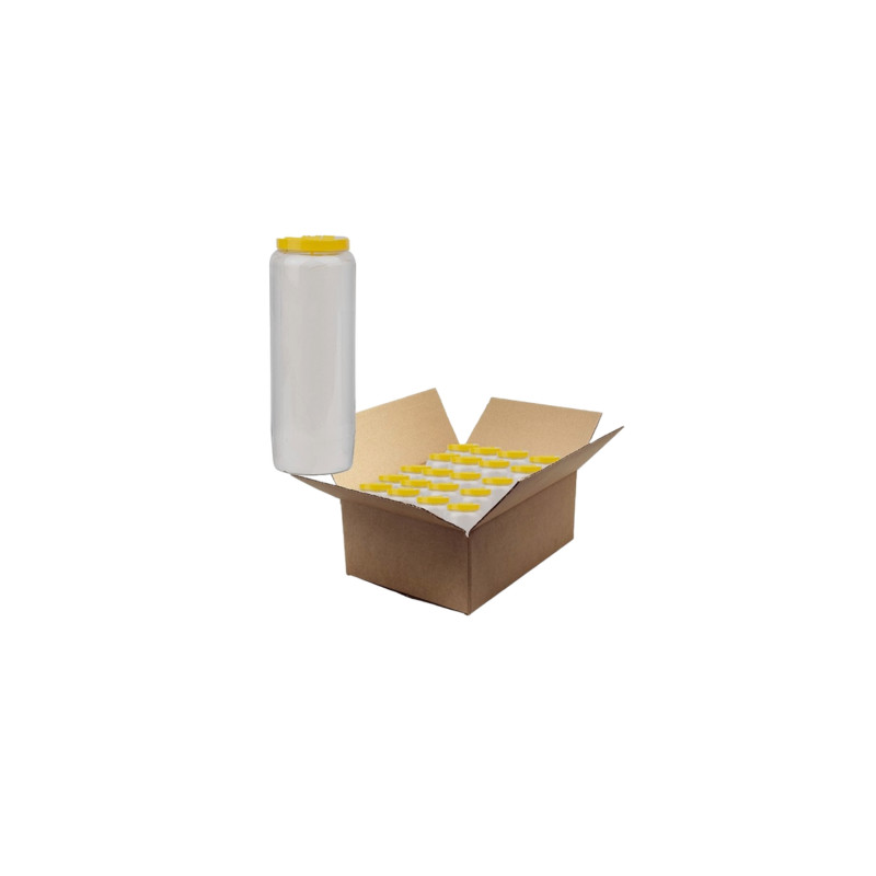 Carton de bougies de neuvaine blanche