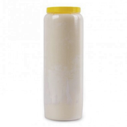 Bougie neuvaine blanche 9 jours