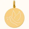 Médaille Colombe ajourée - OR