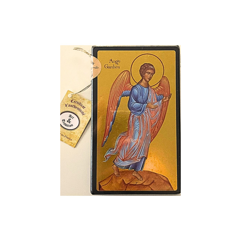 ICONE RELIGIEUSE OR - 9x14 Ange gardien
