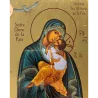 Icone religieuse or - 9X12 Notre Dame de la Paix