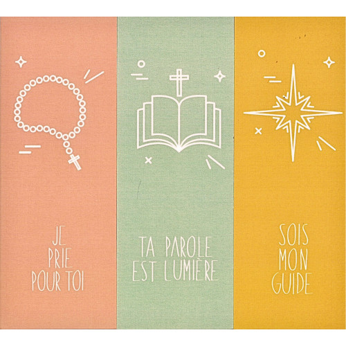 Kit de Signets de Communion – Collection "Au fil des Symboles" (Lot de 12)
