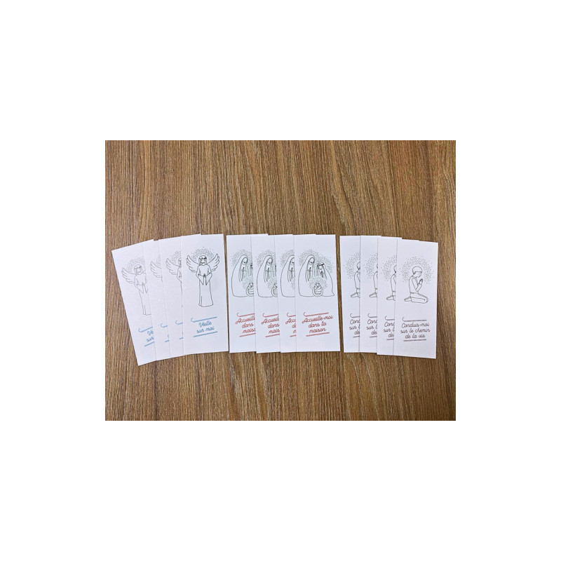 Signets de Communion – Collection "Au fil de la plume" (Lot de 12)