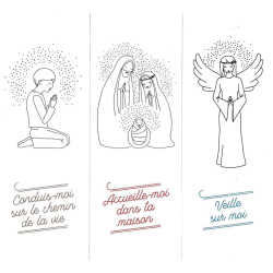 Signets de Communion – Collection "Au fil de la plume" (Lot de 12)