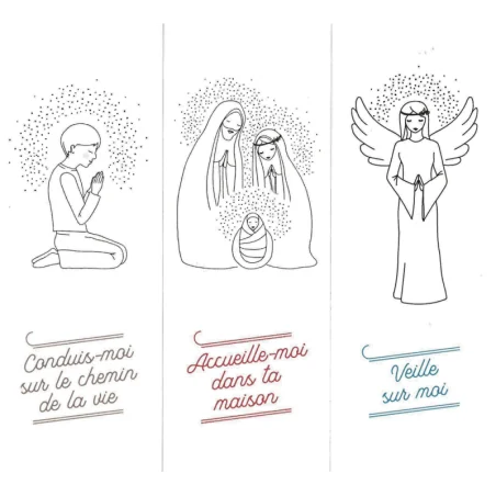 Signets de Communion – Collection "Au fil de la plume" (Lot de 12)