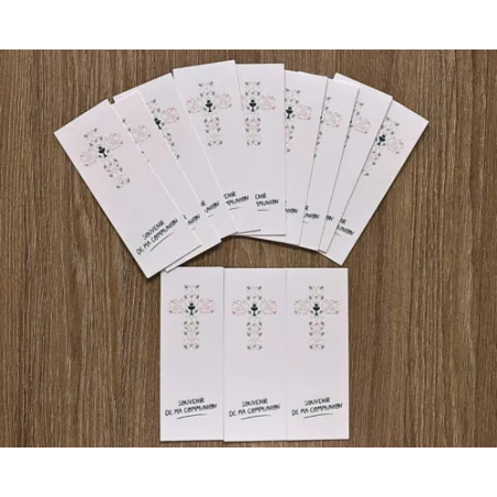 Kit de Signets de Communion Illustrés – Croix et Eucharistie (Lot de 12)