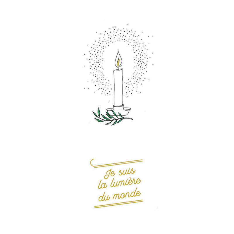 Signets de baptême au fil de la plume - KIT30