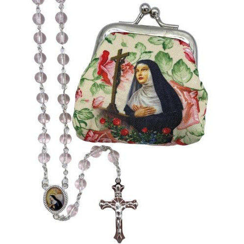 Chapelet Sainte Rita + étui