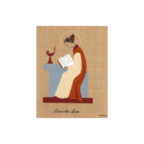 Cadeau de baptême : Cadre Saint patron personnalisé - Venière