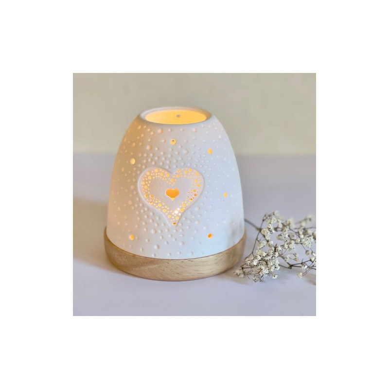 Photophore en forme d'Igloo avec Cœur