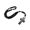 Chapelet en Bois sur Corde avec Christ