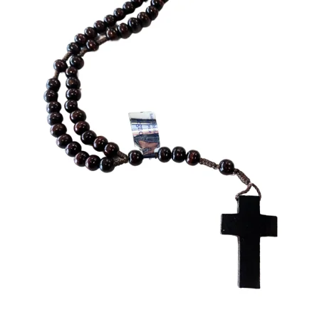 Chapelet  bois avec croix