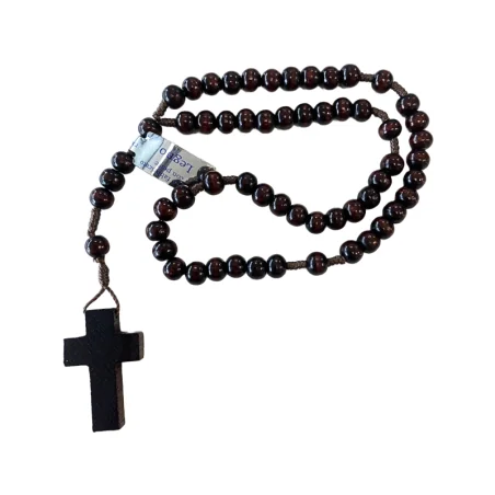 Chapelet bois avec croix | Comptoir Religieux