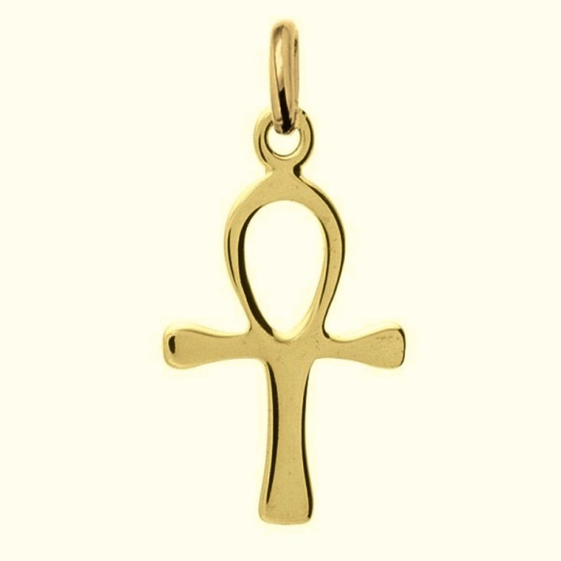 Pendentif Croix de Vie (Ankh) Plaqué Or