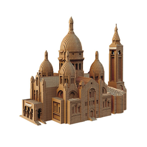 Puzzle 3d sacré cœur carton naturel