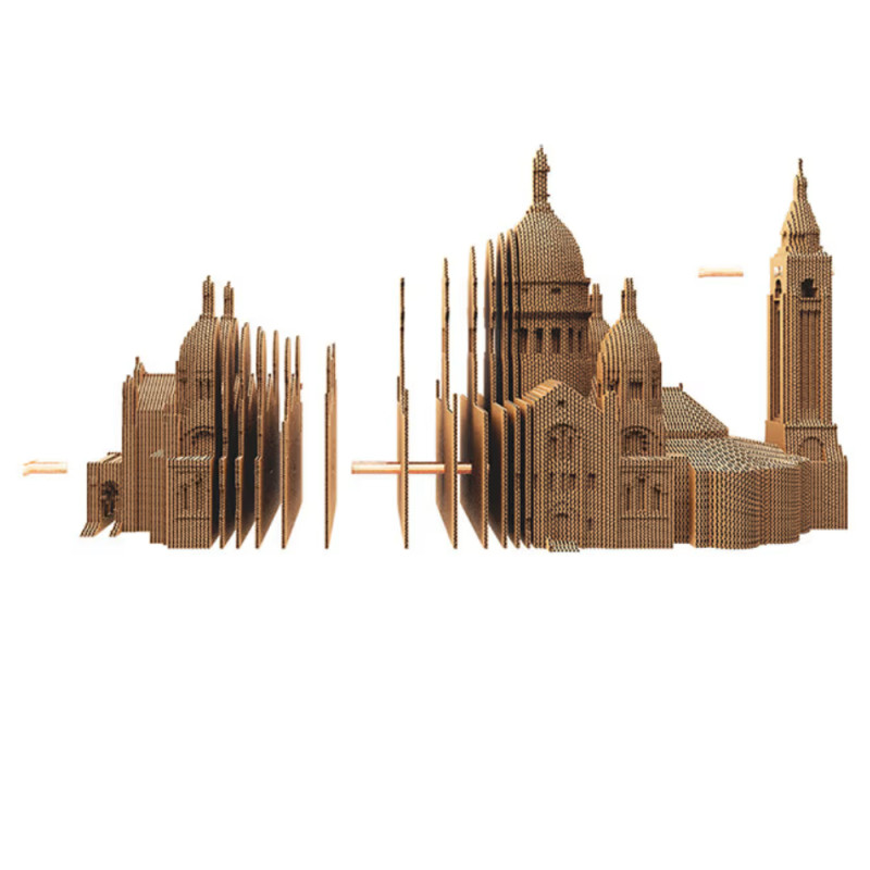 Puzzle 3d sacré cœur carton naturel