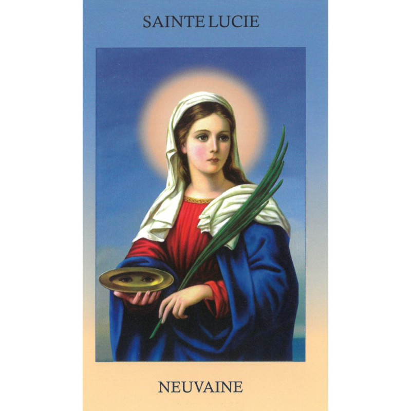 Livret neuvaine à Sainte Lucie