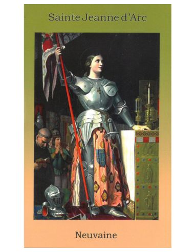 Livret neuvaine à Sainte Jeanne d'Arc