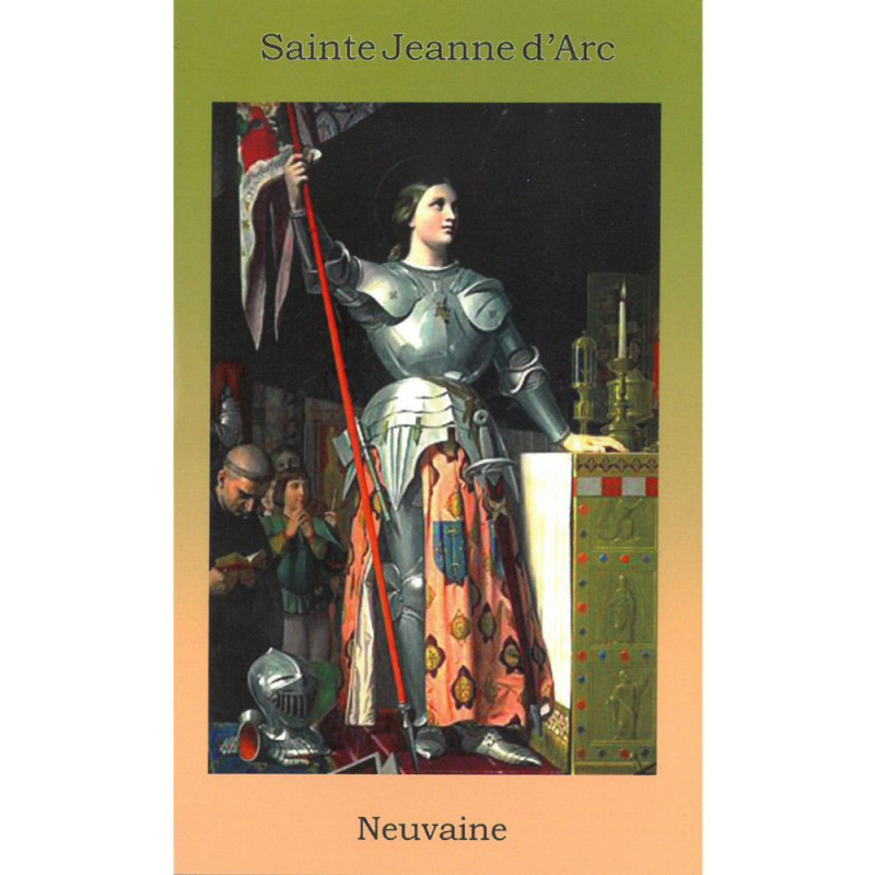 Livret neuvaine à Sainte Jeanne d'Arc