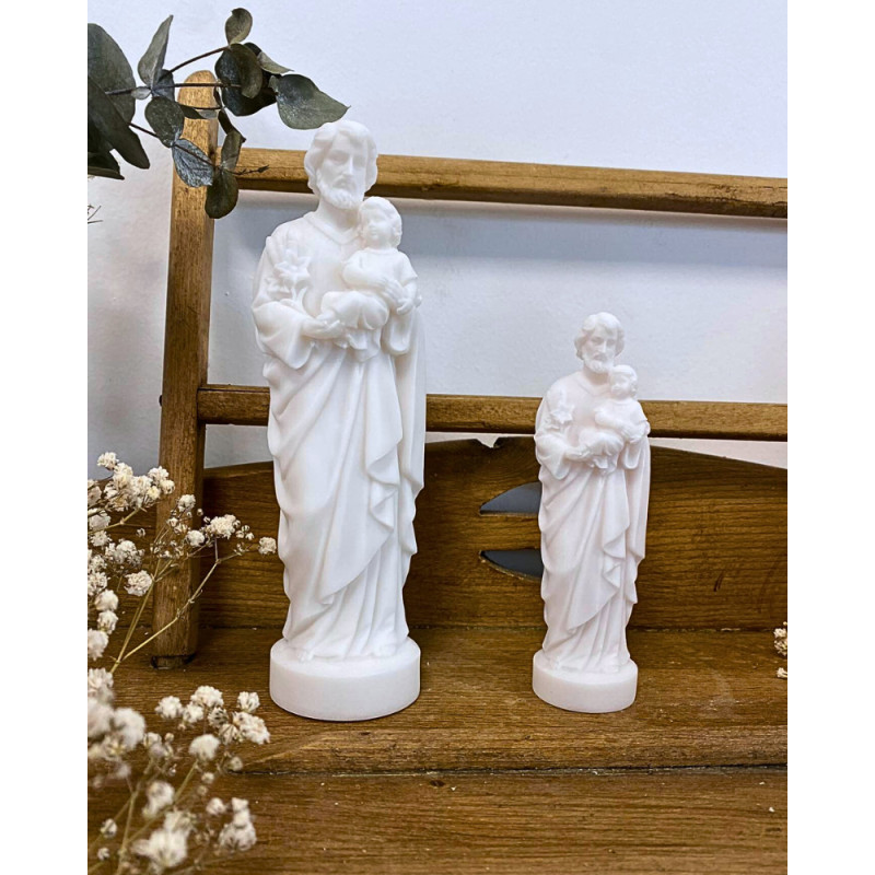 Statue de Saint Joseph en Albâtre