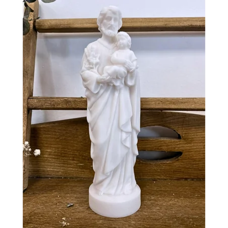 Statue de Saint Joseph en Albâtre