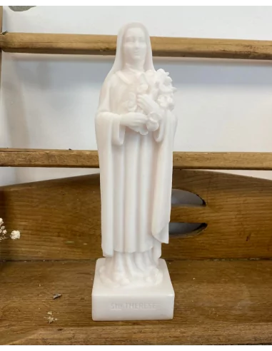 Statue Sainte Thérèse de Lisieux en Albâtre