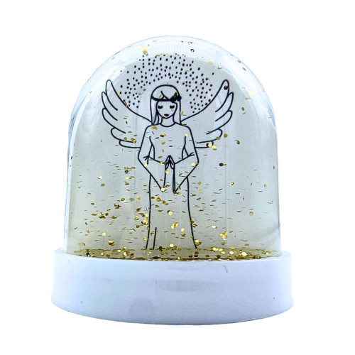 Grande Boule à paillettes - Ange