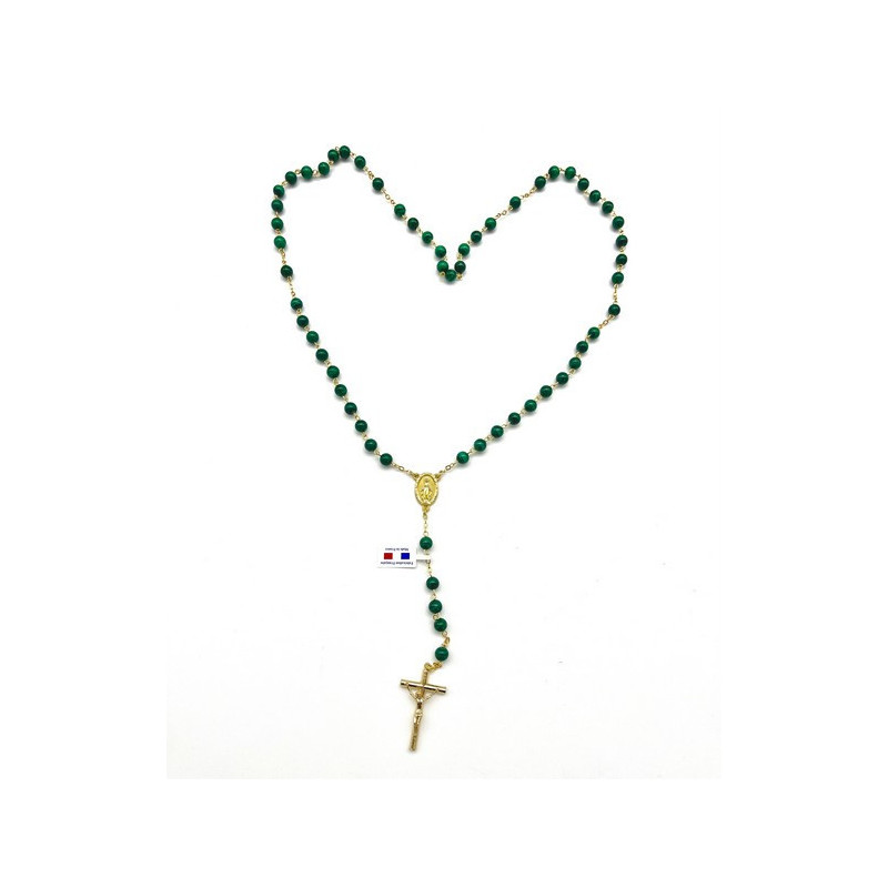 Chapelet malachite
