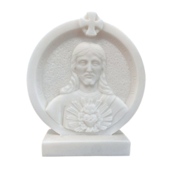 Cadre en albâtre - Sacré Cœur de Jésus