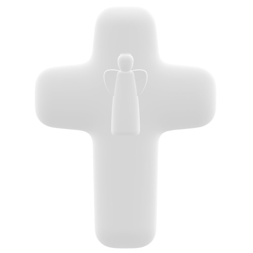 Croix Emany en pierre d'albâtre - Croix de l'ange