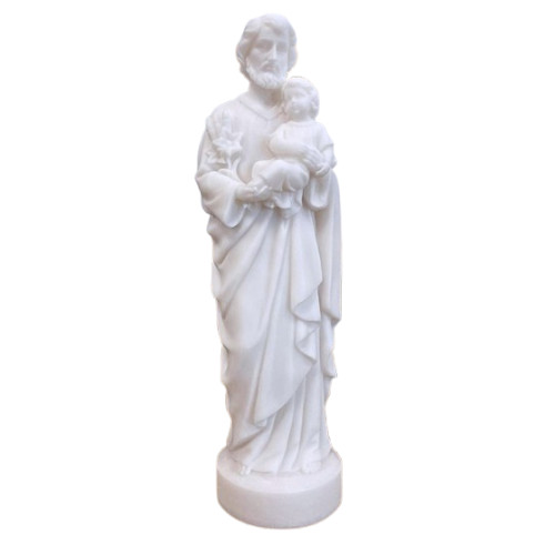 Statue de Saint Joseph en Albâtre