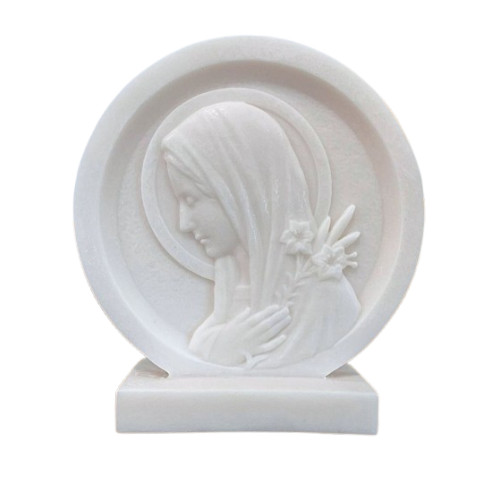 Cadre en albâtre - "Vierge au lys"