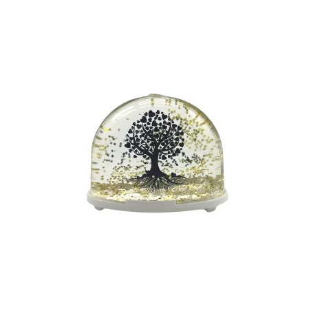 Boule à paillettes dorées Arbre de Vie