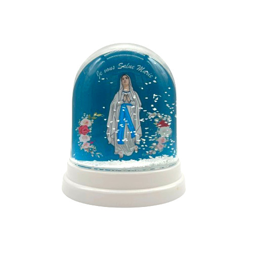 Grande Boule à paillettes Je vous salue Marie