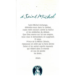 Prière à Saint Michel