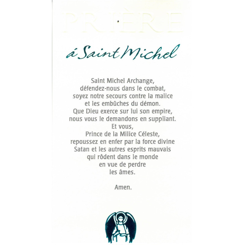 Prière à Saint Michel