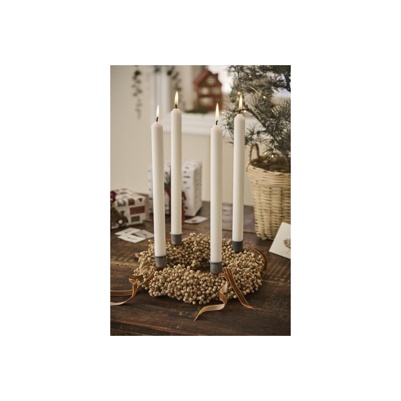 Lot de 4 bougies de Noël - 29cm