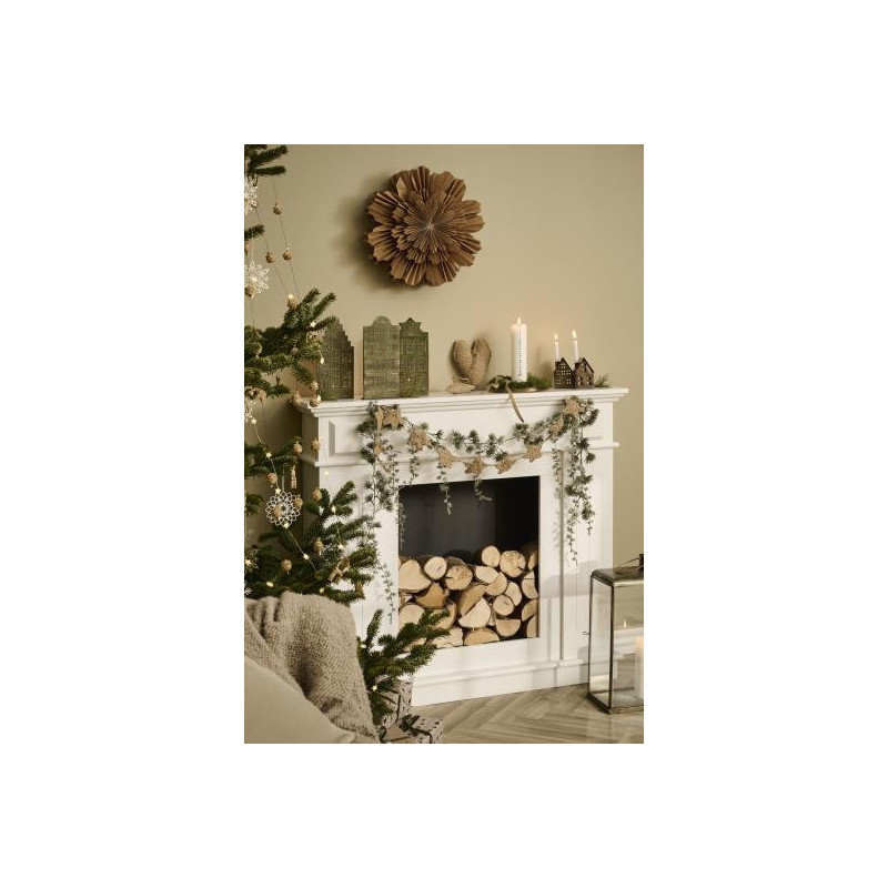 Bougie de l'Avent numérotée - Blanc