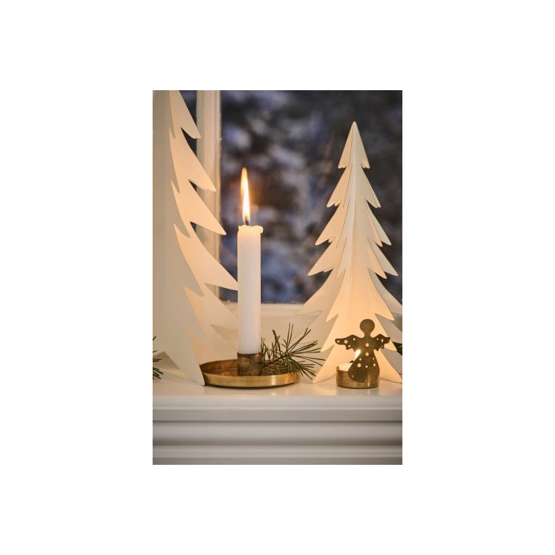 Support pour bougie de l'Avent doré