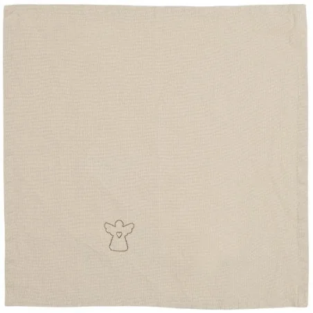 Lot de 4 serviettes de table brodée d'un Ange