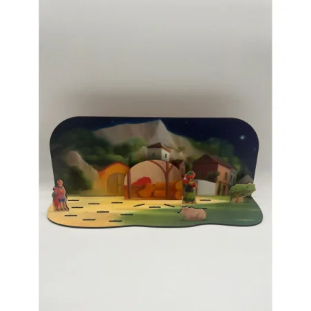 Calendrier de l'Avent en bois - Eric Puybaret - chaque jour un personnage