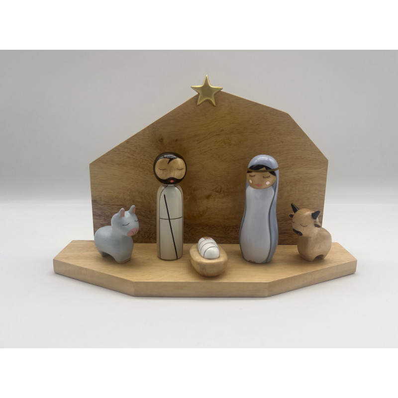 crèche Howoki - Nativité 5 personnages