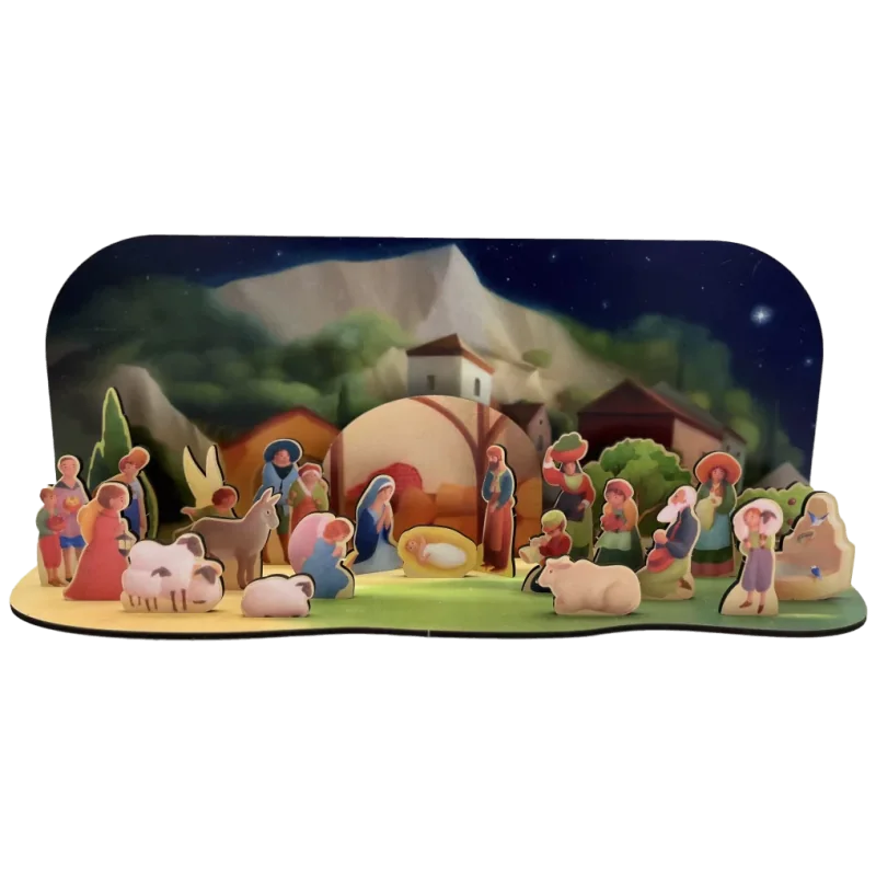 Calendrier de l'Avent en bois - Eric Puybaret