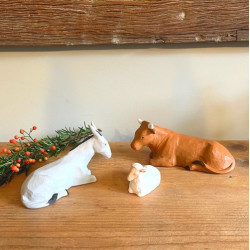 Crèche Nuit de Lumière - 3 animaux