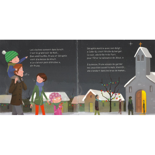 Prune et Seraphin fêtent Noël - Ed. Mame - Page intérieure
