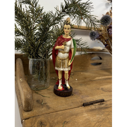 Statue religieuse Saint Expédit 16cm décoration