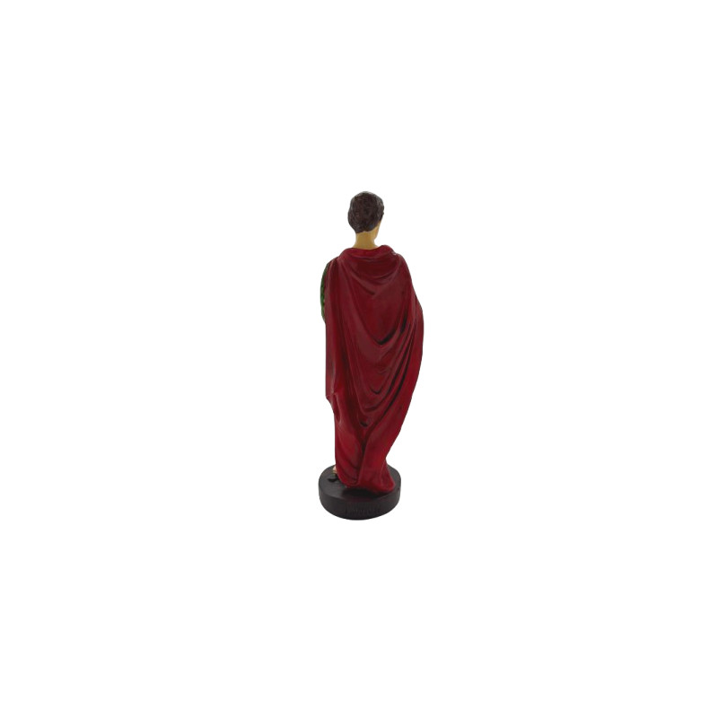 Statue religieuse Saint Expédit 16cm verso