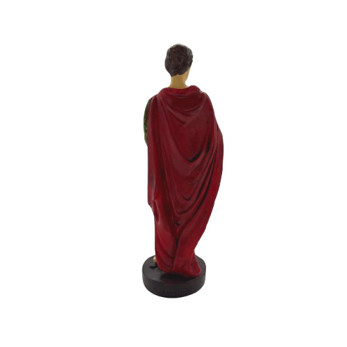 Statue religieuse Saint Expédit 16cm verso