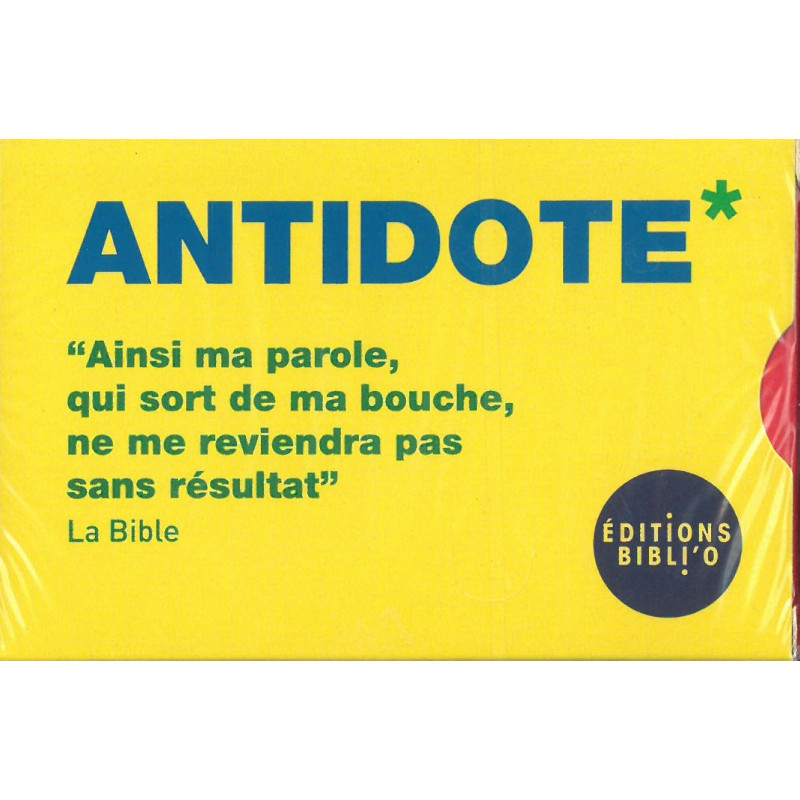 Jeu Antidote - La Bible